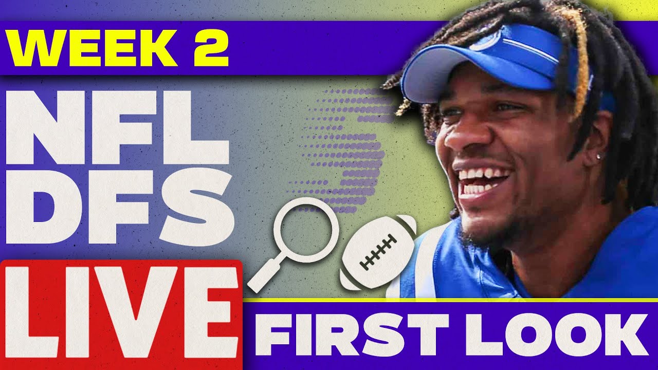 Here is an early look at the #nflseason #GameWeek2 #draftkingslineups , nfl draft