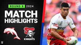 NRL 2024 | Dolphins v Knights | Match Highlights screenshot 5