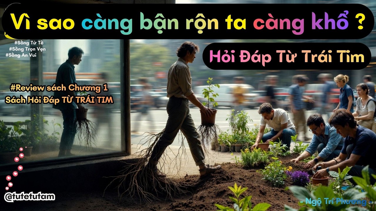 Review Sách Hỏi Đáp Từ Trái Tim - Vì sao càng bận rộn ta càng khổ - Tử Tế Từ Tâm | CHƯƠNG 1