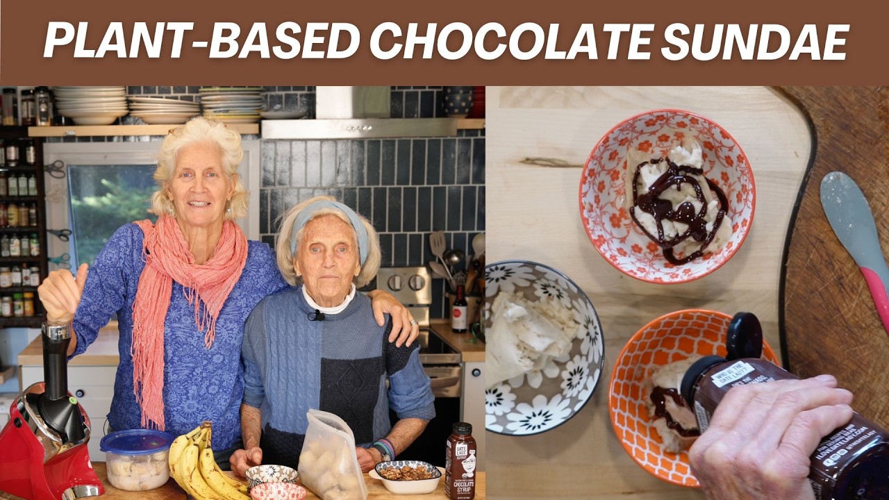 Растительный шоколадный сандей