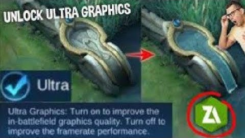 How to enable ultra graphics in mobile legends using with ZArchiever easy steps.
