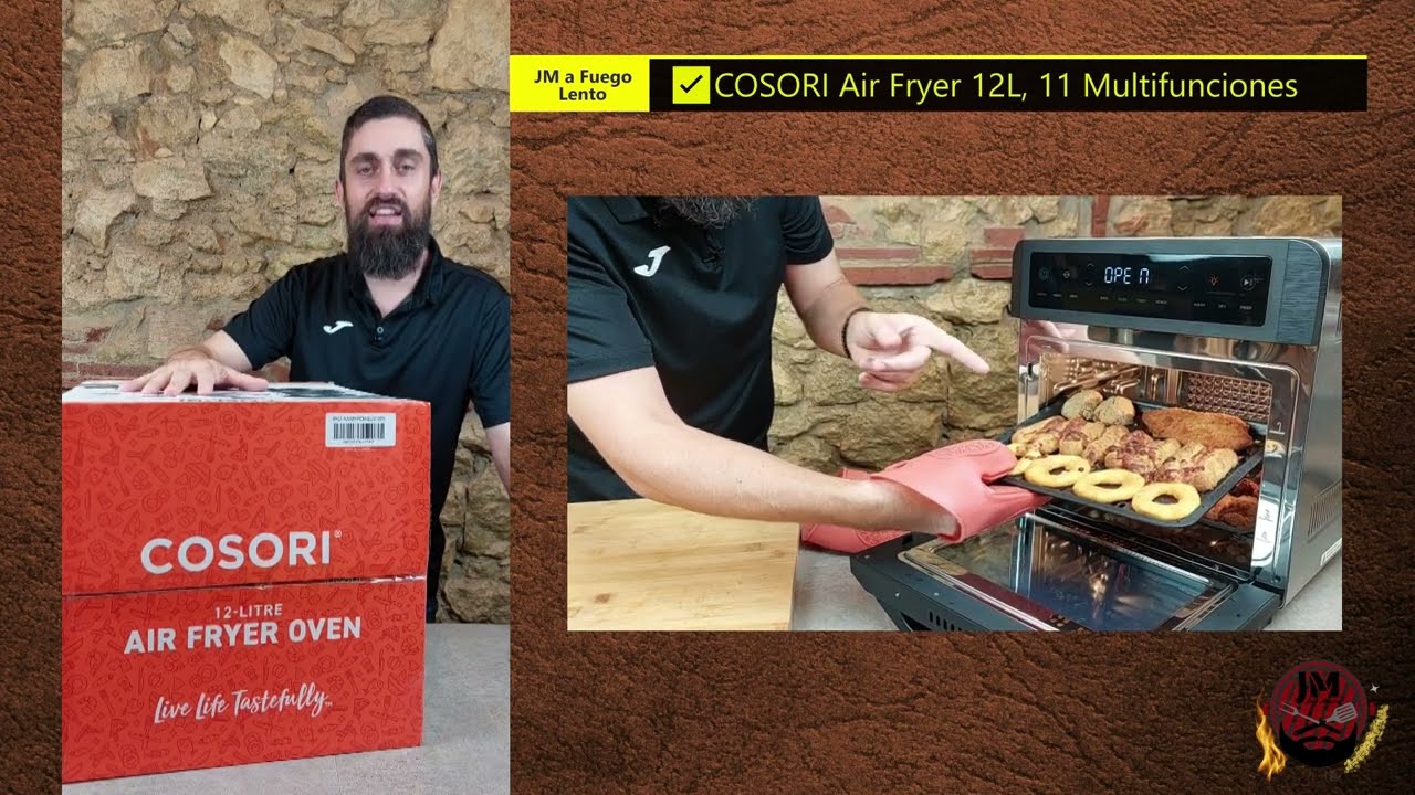 🎬TRAILER 👉✓ COSORI Air Fryer 12L, 11 Multifunciones 📢 [🌟La