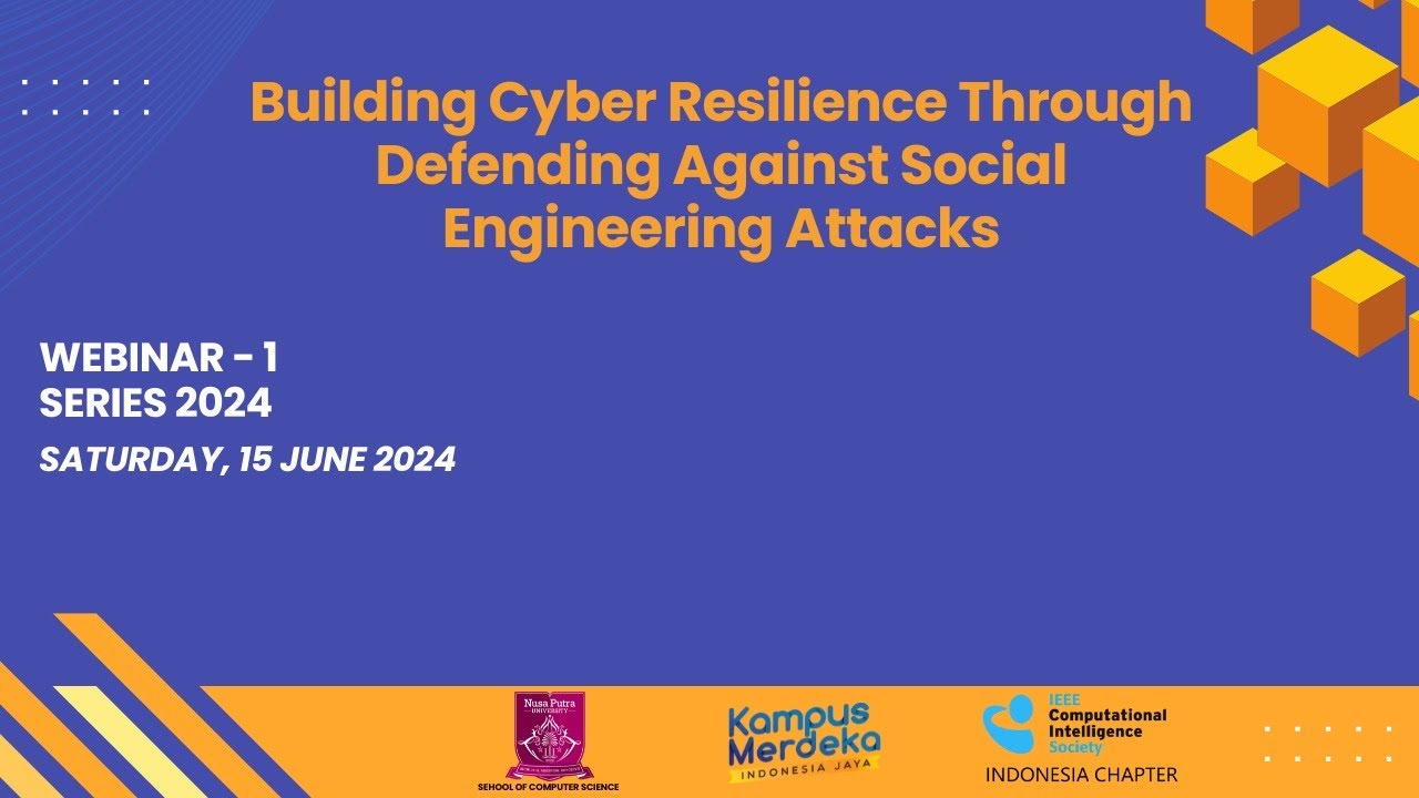 Building Cyber Resilience throughDefending against SocialEngineering ...