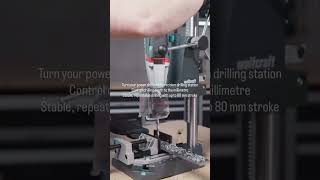 Turn your power drill into a precision drilling station
Turn your power drill into a precision drilling station. π© The wolfcraft PRO Drill Stand gives you greater control and accuracy at the workbench, with a quick-release depth stop and graduated scale ring for precise, repeatable drilling to the millimetre. With a heavy cast iron base, robust 40 mm column, 130 mm reach and up to 80 mm stroke, it provides the stability and flexibility needed for demanding workshop projects. Compatible with standard Euronorm power drills with a 43 mm collar. #wolfcraft #DIYTools #PowerTools #Drilling #WorkshopTools Turn your power drill into a precision drilling station
