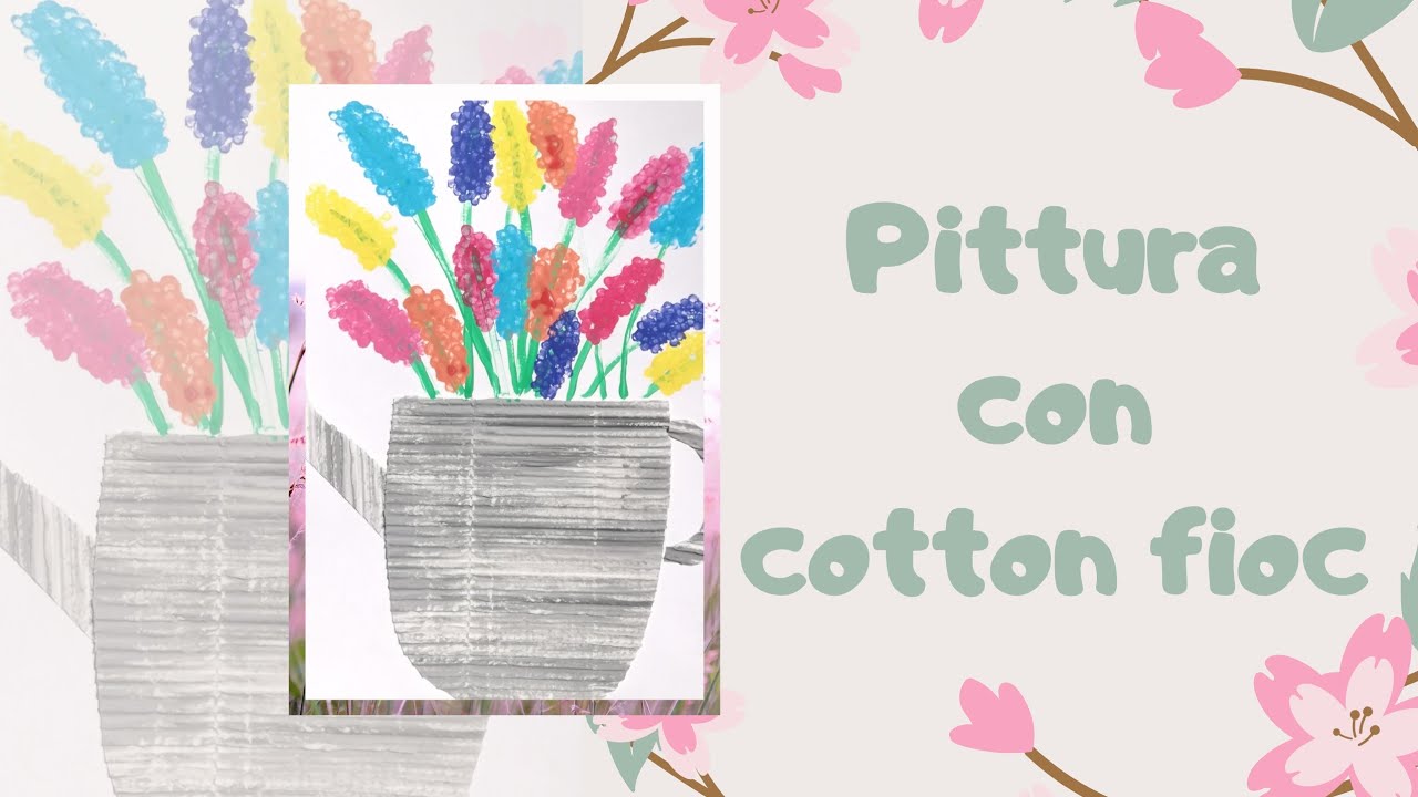 COLORIAMO CREANDO: Dipingere con i cotton fioc 