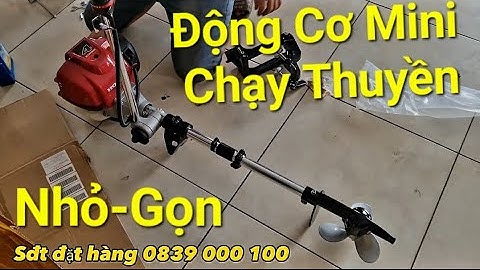 Máy Cắt Cỏ Mini Chạy Xuồng Thuyền Hơi. Động cơ xuồng hơi 0839000100