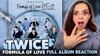 TWICE 'FORMULA OF LOVE' FULL ALBUM REACTION | THIS ALBUM IS INCREDIBLE! 😭💗