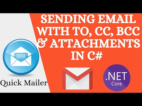 Sending Email with TO, CC, Bcc & Attachments in c# | Asp.Net Core MVC 5 Tutorials