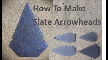 Slate Arrowhead Making with Wildly Curious