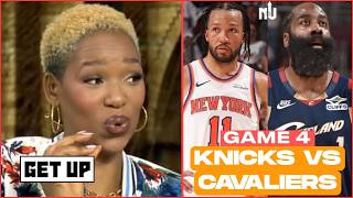 GET UP | "Knicks are on a different level this year" - Monica believes Jalen Brunson will sweep Cavs