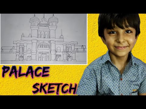 Video: How To Draw A Palace