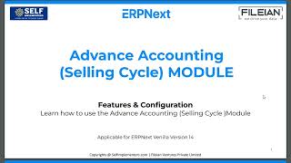 7.2 How to Implement ERPNext Accounting with Selling Cycle | 100% Implementation Guarantee @ $6999