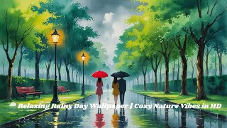 Cozy Rainy Day Wallpaper | Calming Ambience in Ultra HD #rainsounds