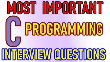 C programming Interview questions and answers | c programming interview |  Interview questions of C
