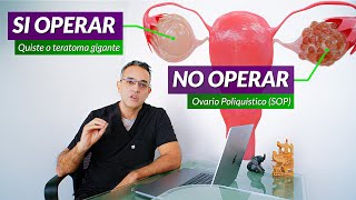 El Ovario Poliquístico NO SE OPERA [Síndrome SOP vs Quistes] #SaberEsPoder