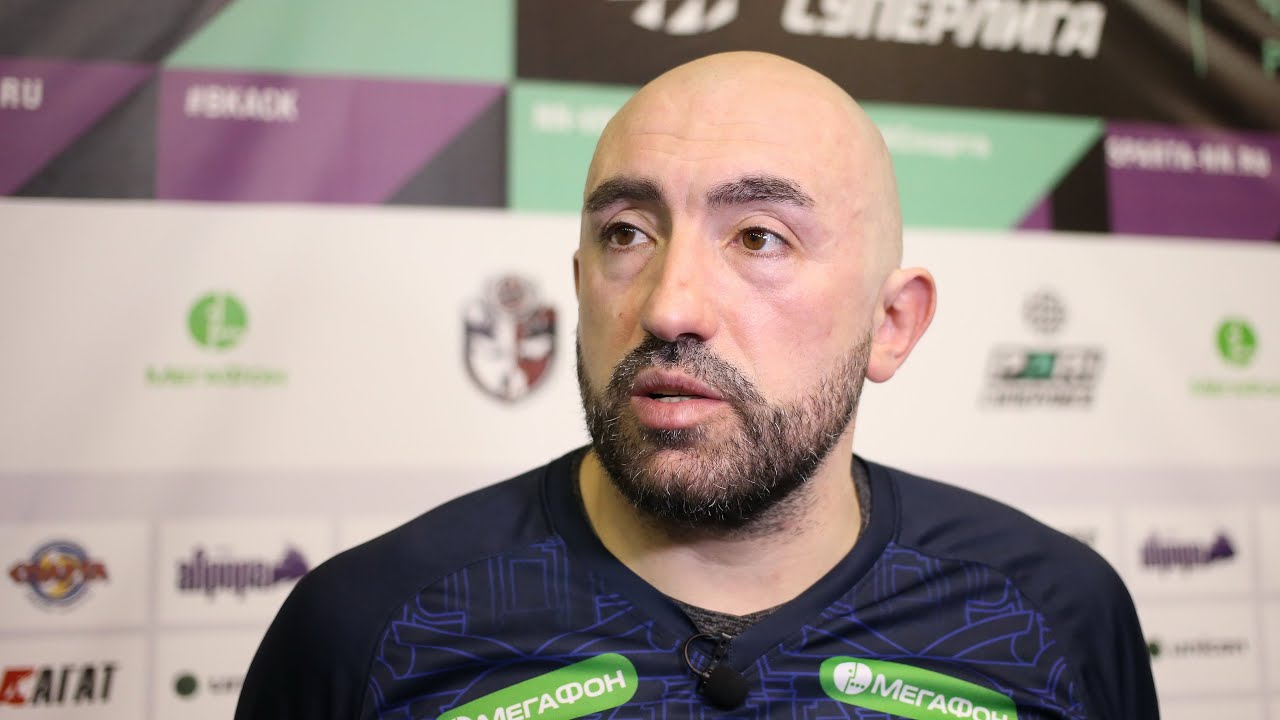 Виктор Никоненко, капитан ВК АСК. Комментарии после матча АСК ...