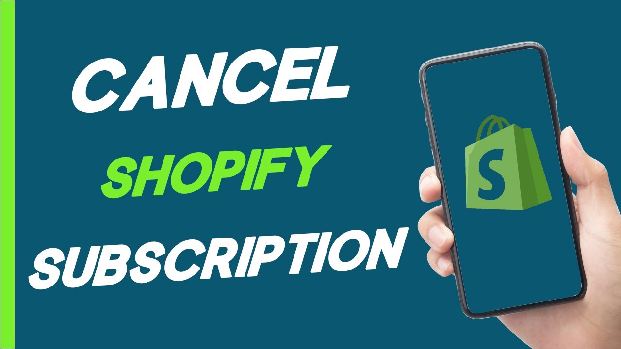 How To Cancel Shopify Subscription - YouTube