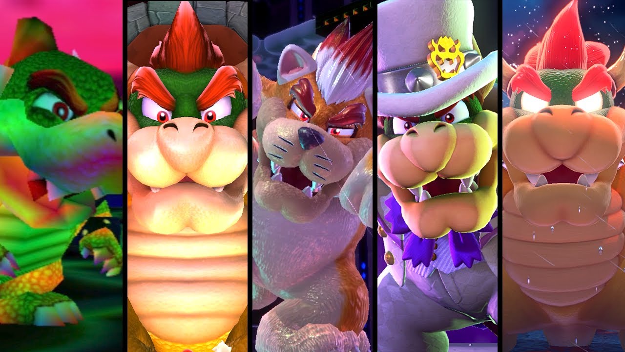 Evolution of Bowser in 2D Super Mario Games (1985-2021) 