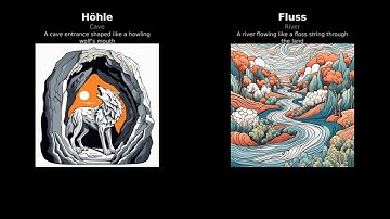 Mnemonics for visual language learners 🧠🇩🇪 #languagelearning #germanlanguage