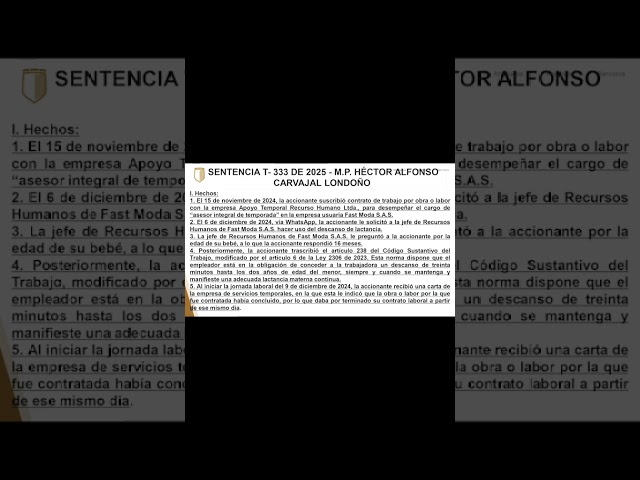 🎓 LECCIÓN JURÍDICA: EL ALCANCE DE LA LACTANCIA HASTA LOS 2 AÑOS