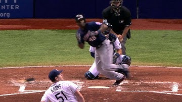 MIN@TB: Hunter rips a two-run single to left-center