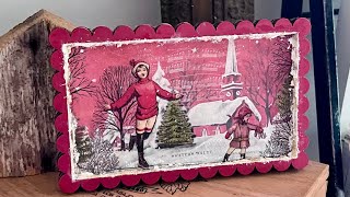 Morning at the Cottage Atelier | Christmas in July Decoupage Queen ~ Ellen J. Goods Rekease