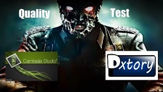 Quality Test #1 (Camtasia Studio and Dxtory)