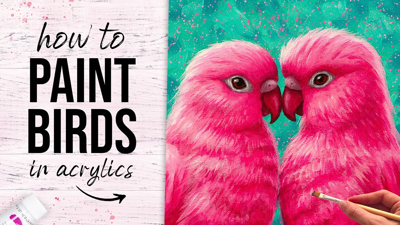 EASY Way To Paint Birds In Acrylic Paints How To Paint Colorful Birds easy-way-to-paint-birds-in-acrylic-paints-how-to-paint-colorful-birds