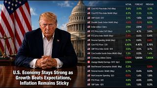 U.S. Economy Stays Strong as Growth Beats Expectations, Inflation Remains Sticky