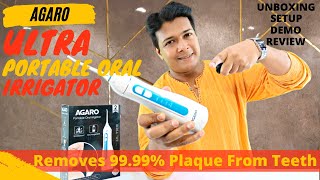 AGARO Ultra Portable Oral Irrigator  Cordless Water Flosser Review ⚡ Best Water Flosser India 2022