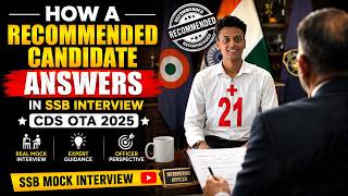 Recommended Candidate Mock Interview | CDS OTA 2025 | 32 SSB Jalandhar screenshot 3
