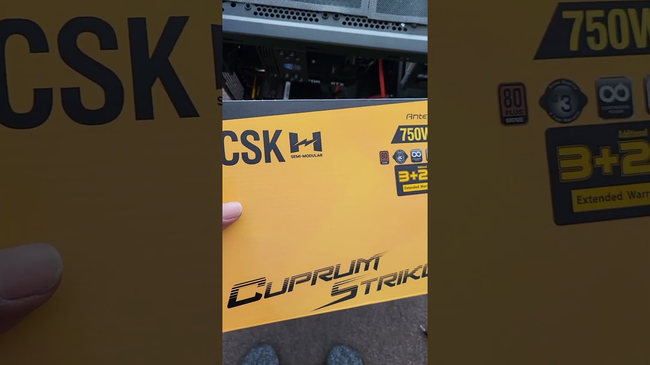 REPLACING POWER SUPPLY PC TO 750 WATT ANTEC