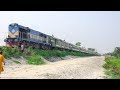 LHB Train of Bangladesh Railway- Silk City Express spotted at Tongi