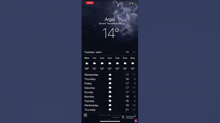 iOS Weather animation: Severe ThunderStorm Night
