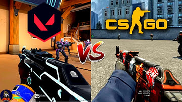 VALORANT vs CS:GO - Ultimate Weapon Comparison🔥 (All Weapons)