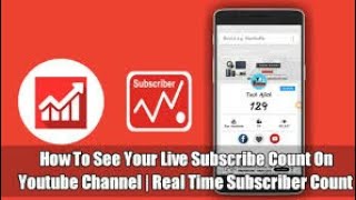 How to view your YouTube Subscriber count in Realtime!☺ screenshot 5