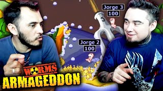 DEIGAMER VS JORGE: WORMS ARMAGEDDON! | #SemanaDeLaNostalgia3