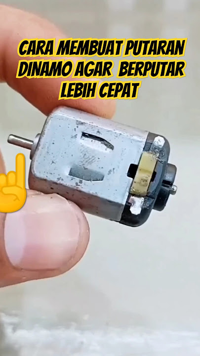 CARA MEMBUAT PUTARAN DINAMO AGAR BERPUTAR LEBIH CEPAT ‼️ #shorts