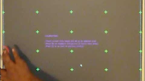 Community Core Vision (CCV) - Multitouch Tracking Solution - Calibration Tutorial