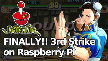 FINALLY!! Street Fighter III 3rd Strike on the Raspberry Pi