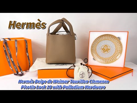 Hermes Picotin Lock 22 Bag Beige Taurillon Clemence