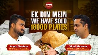 How Natraj Became Bangalore's BIGGEST Chole Bhature Brand || 18,000 Plates In single day|| Paharganj