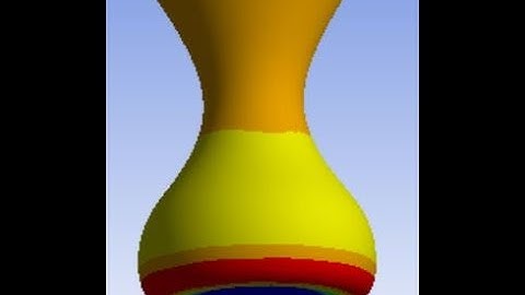 Chapter 6: ANSYS modelling a flower vase.