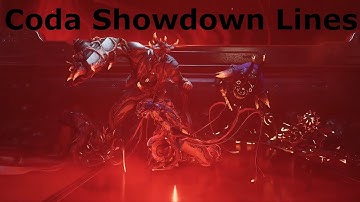[Warframe] All Technocyte Coda Showdown Dialogue