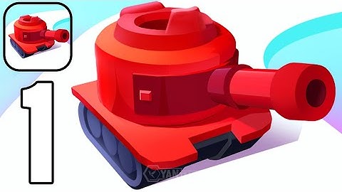 Tanks & Merge - Gameplay Walkthrough Part 1 Build a giant tank (Android,iOS)