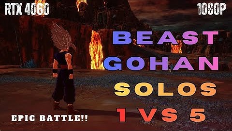 BEAST GOHAN SOLOES 5 ON NAMEK — Super CPU Massacre! (World Tournament | Dragonball Sparking Zero)