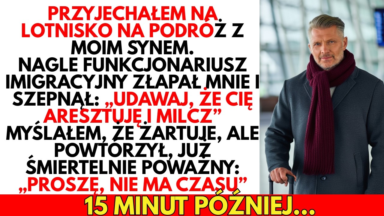 -UDAWAJ, że cię aresztuję,—szepnął do mnie FUNKCJONARIUSZ imigracyjny na lotnisku…SZOKUJĄCA HISTORIA