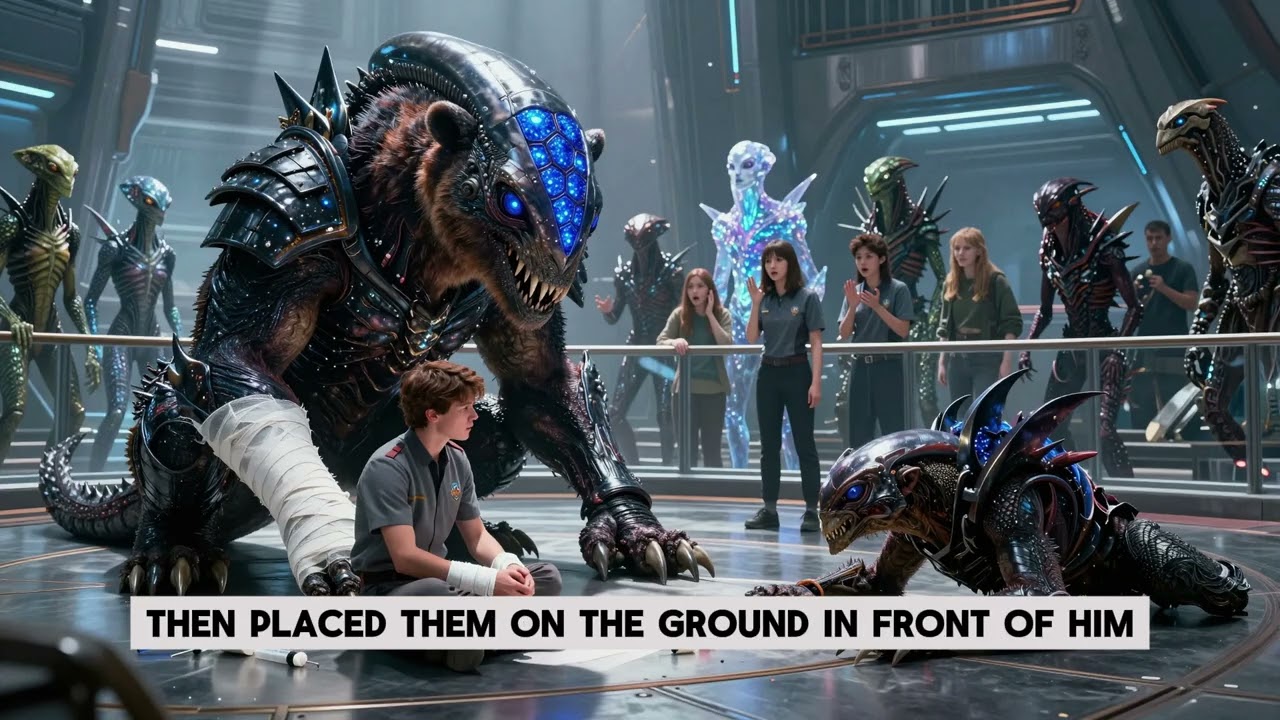 The Class Laughed at the Human’s Kindness — Until He Calmed a Beast with Just a Bandage | HFY