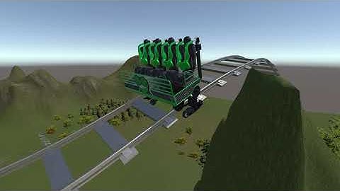 Unity Rollercoaster Simulation Demo