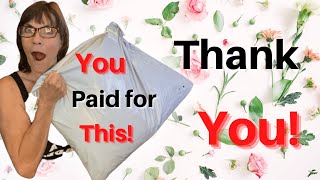 See what you paid for! Yes! You paid for what I bought by watching my ads!
